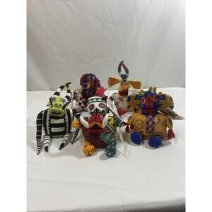 Disney Store Lion King Trickster Broadway Musical Bean Bag Set of 5 NWT Plush